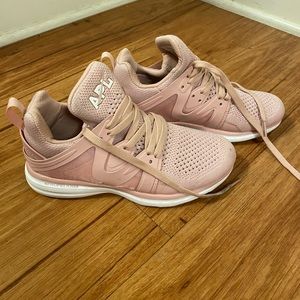 Pink APL Ascend sneakers, tennis shoes size 7